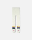 Striped Footed Knit Tights Off-White