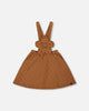 Quilted Overall Dress Mocha