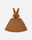 Quilted Overall Dress Mocha