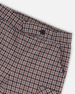 Jacquard Knit Flare Pants With Houndstooth Pattern