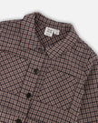 Jacquard Knit Jacket With Houndstooth Pattern