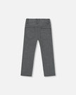 Stretch Jacquard Pants Grey Herringbone