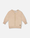 3/4 Sleeve Knitted Sweater Beige