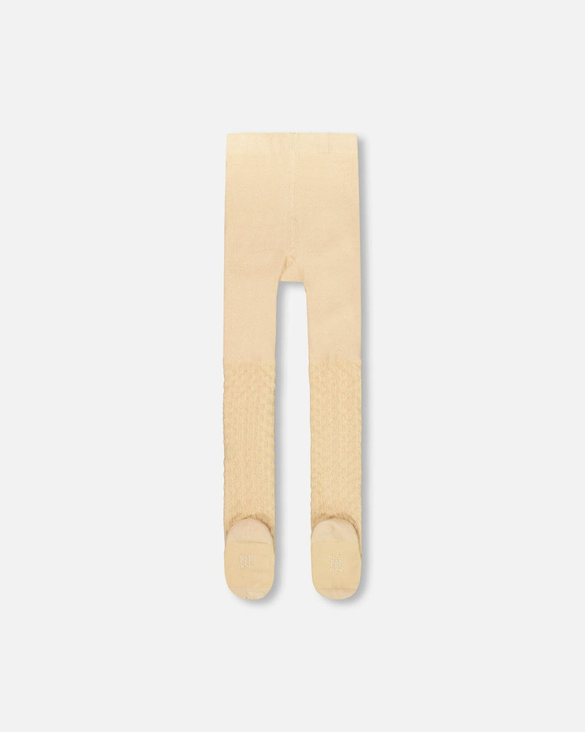 Knit Tights Beige