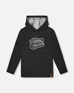 Long Sleeve Super Soft Brushed Jersey Hooded Tee Black