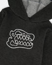 Long Sleeve Super Soft Brushed Jersey Hooded Tee Black