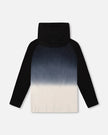 Organic Cotton Jersey Hooded Raglan Sleeve Tee Black