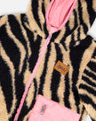Reversible Mid-Season Sherpa Jacket Zebra