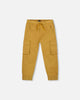 Twill Jogger Cargo Pants Ochre