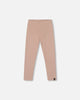 Super Soft Ribbed Leggings Light Caramel