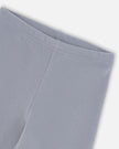 Super Soft Ribbed Leggings Blue Gray