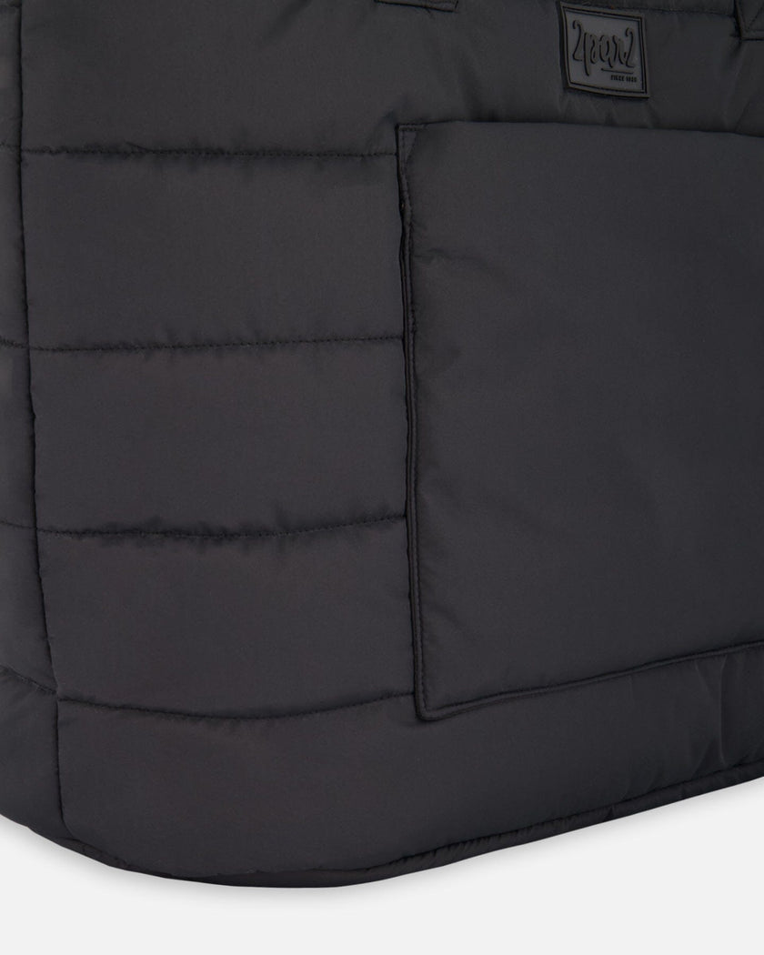 Diaper Bag With Changing Mat Black