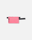 Double Pencil Case Black Retro Flower Print