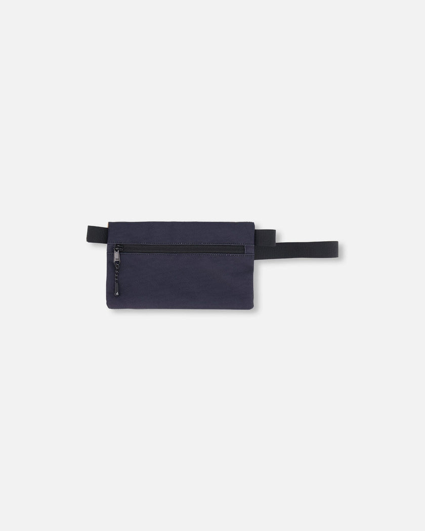 Double Pencil Case Black Dinosaur Print