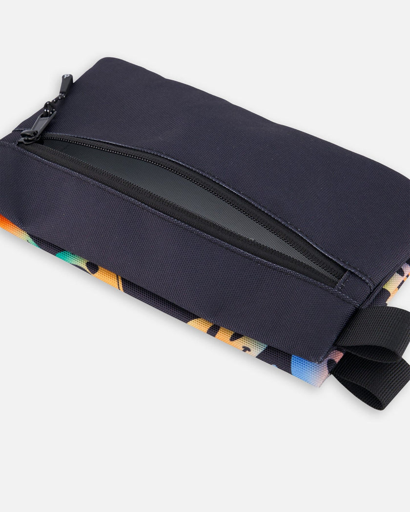 Double Pencil Case Smiley Face Boy