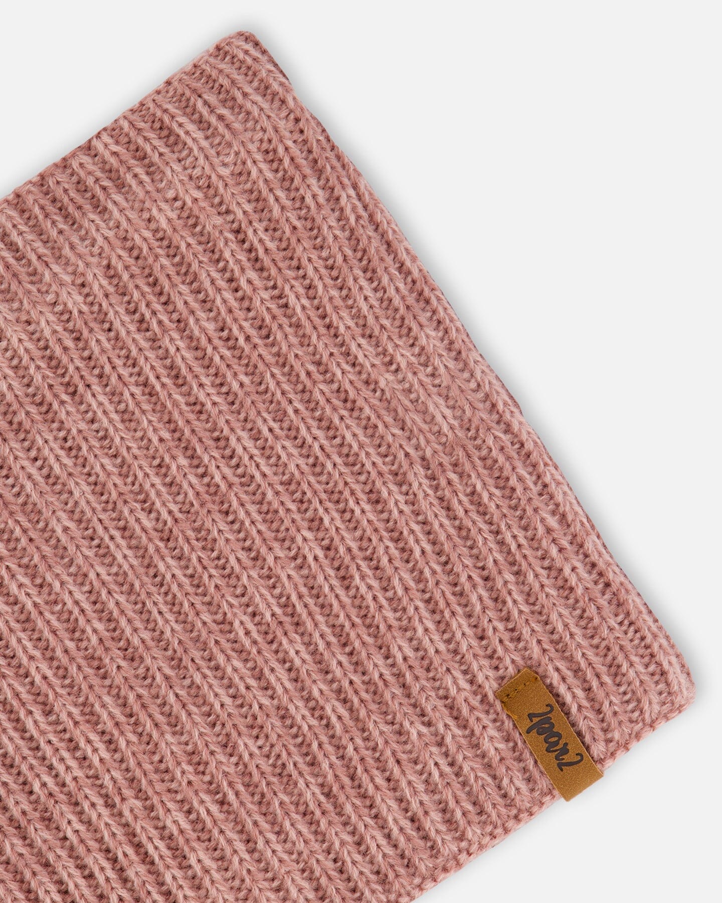 Mid-Season Knit Neck Warmer Dusty Pink