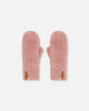 Mid-Season Knit Mittens Dusty Pink