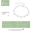 The Minimalist 925 Sterling Silver Tassel Anklet