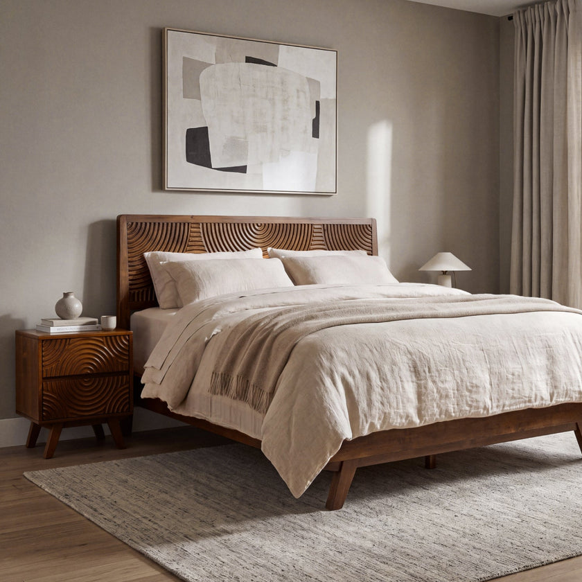 Harmony Solid Wood Bed Frame