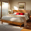 Aurora Solid Wood Bed Frame