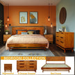 Elara Solid Wood Dresser with 6 Drawers
