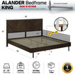 Alander Solid Wood Bed Frame