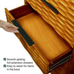 Elara Solid Wood Dresser with 5 Drawers