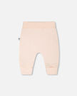 Organic Cotton Jersey Evolutive Pants Peach