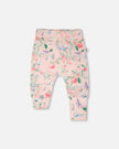 2 Pack Cotton Jersey Evolutive Pants Pink Printed Berries And White Strawberry Print