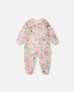 Organic Cotton Jersey One-Piece Pyjama Pink Printed Berries