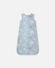 Cotton Jersey Muslin Sleep Sack Blue Turtle Print