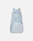 Cotton Jersey Muslin Sleep Sack Blue Turtle Print
