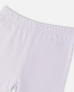 Cotton Muslin Tunic And Rib Jersey Leggings Set Pink Printed Berries And Lilac