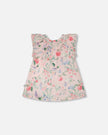 Cotton Muslin Dress And Bloomer Set Pink Printed Berries