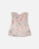 Cotton Muslin Dress And Bloomer Set Pink Printed Berries