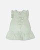 Plaid Poplin Dress Green