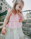 Tunic And Organic Cotton Capri Set Coral Gingham And Coral