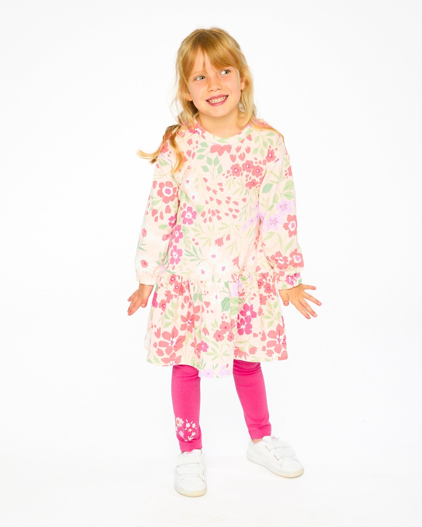 Organic Cotton Jersey Legging Pink
