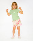 Organic Cotton Jersey T-Shirt Light Khaki Green