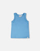 Rib Tank Top Blue