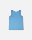 Rib Tank Top Blue