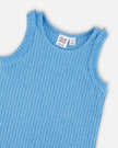Rib Tank Top Blue