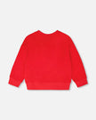French Terry Sweatshirt Red
