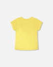 Organic Cotton Jersey T-Shirt Yellow