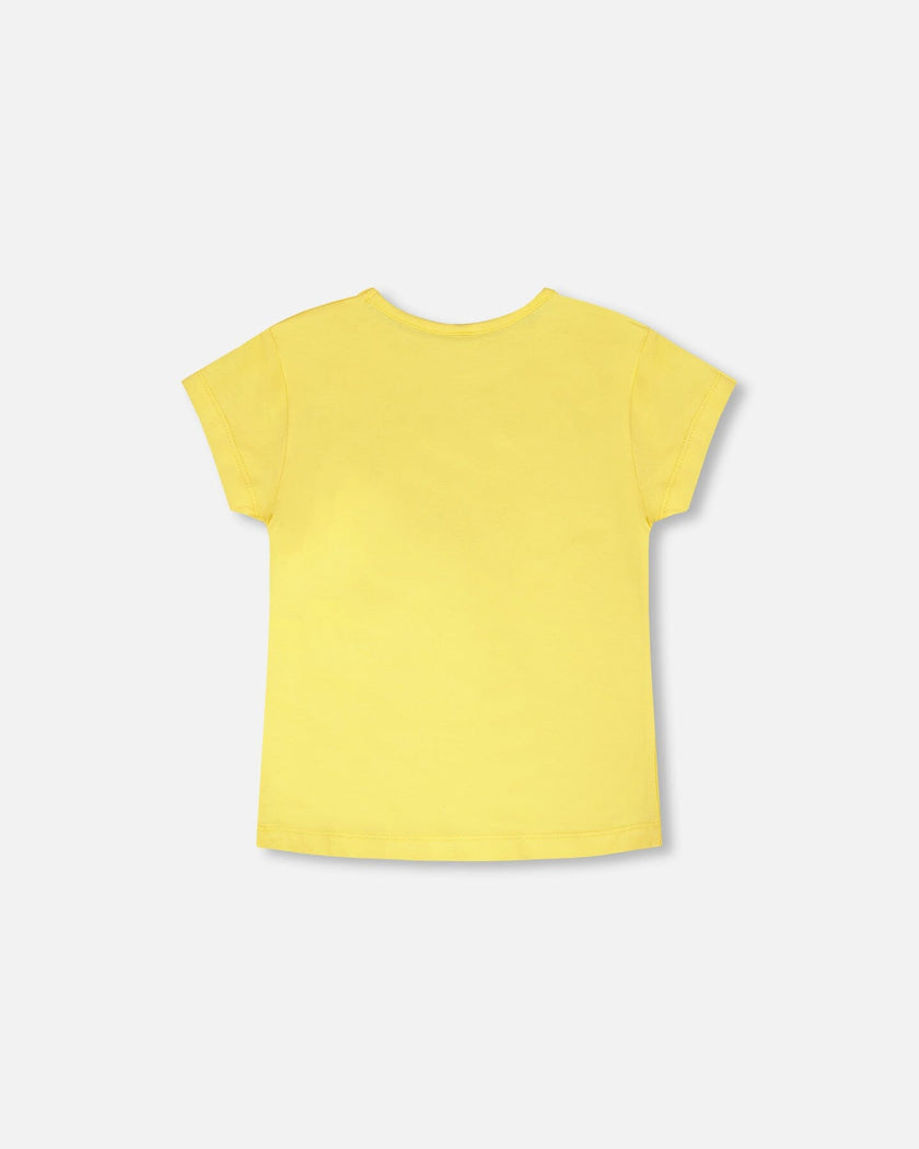 Organic Cotton Jersey T-Shirt Yellow