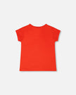 Organic Cotton Jersey T-Shirt Red