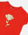 Organic Cotton Jersey T-Shirt Red