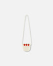 Strawberry Straw Purse Beige