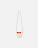 Strawberry Straw Purse Beige