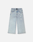 Wide Leg Light Blue Denim Jeans